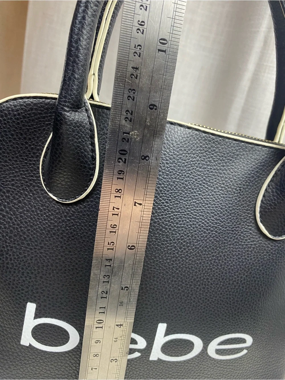 bebe classic satchel